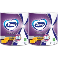 Pachet Prosoape de hartie Zewa Jumbo, 3 straturi, 2 role, 460 foi