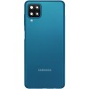 Capac Original cu geam camera Samsung Galaxy A12 albastru Swap (SH)