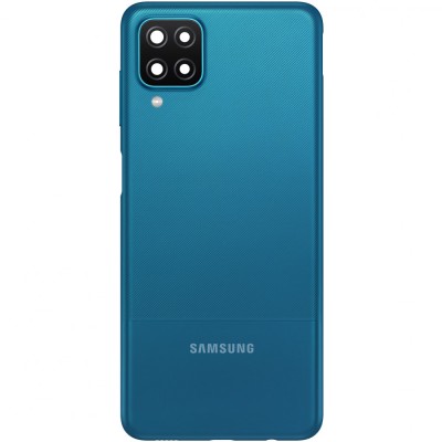Capac Original cu geam camera Samsung Galaxy A12 albastru Swap (SH) foto
