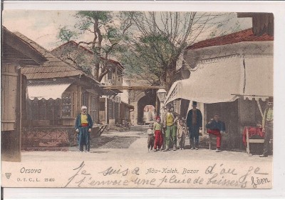 Carte postala circulata in anul 1906 Orsova foto