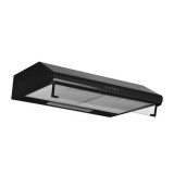 Hota pentru perete Floria ZLN-6201,Negru 2x95W, 13x47x60 cm, 2 motoare, 3 viteze, filtru permanent aluminiu