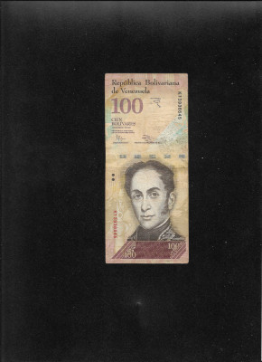 Venezuela 100 bolivari bolivares 2011 seria13936645 foto