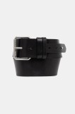 Weekend Max Mara curea de piele TEOREMA culoarea negru, 2525506074600