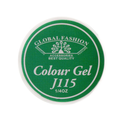 Gel color unghii, vopsea de arta, seria Distinguished Green, Globl Fashion, 5gr, J115 foto