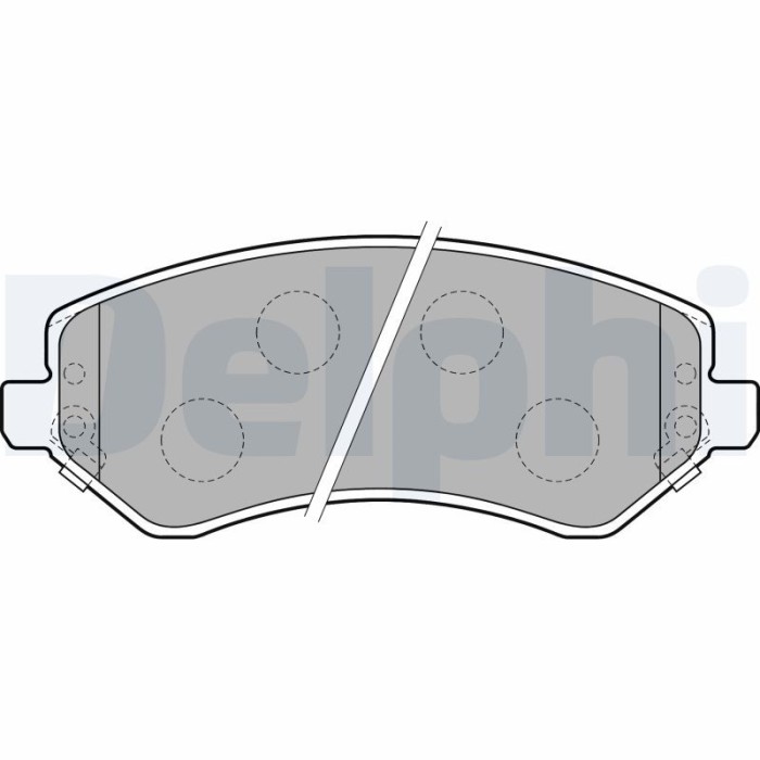 DELPHI LP1773 set placute frana,frana disc
