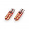 Set becuri auto cu LED CANBUS compatibil T10e W5W 24 SMD SILCA Alb 12V, destinat competitiilor auto sau off-road