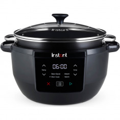Slow cooker Instant Pot Superior 7.1 L, 800 W, 4 programe, Control digital, Negru