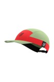 Compressport șapcă 5 Panel Light culoarea verde, uni, XHWU7926