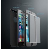 Husa Full Cover 360&amp;deg; fata + spate + sticla IPAKY pentru Apple iPhone 7 rosu, MyStyle