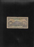 Rar! Bolivia 50 bolivianos 1928 seria007044