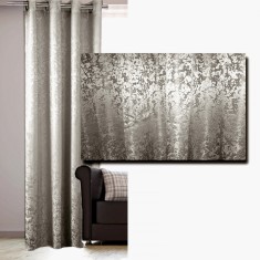 Draperie Luan Jemidi, 140 x 245 cm, Gri, Poliester, 55266.25.02