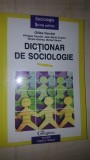 Dictionar de sociologie- Gilles Ferreol, Philippe Cauche