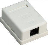 Priza aplicata retea RJ45 1 port cat 6 UTP, Goobay G77632