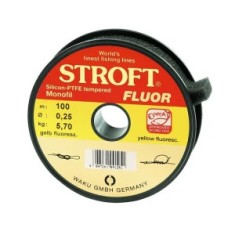 FIR MONOFILAMENT STROFT COLOR GALBEN FLUO 018MM/3,1KG/100M foto