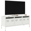 VidaXL Dulap TV, alb, 101,5x39x43,5 cm, oțel laminat la rece 851231