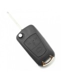 Opel &ndash; Carcasa cheie tip briceag, 3 butoane, lama pe stanga