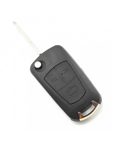 Opel &ndash; Carcasa cheie tip briceag, 3 butoane, lama pe stanga