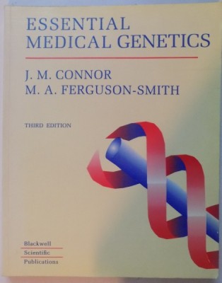 ESSENTIAL MEDICAL GENETICS by J. M. CONNOR and M.A. FERGUSON - SMITH , THIRD EDITION , 1991 foto