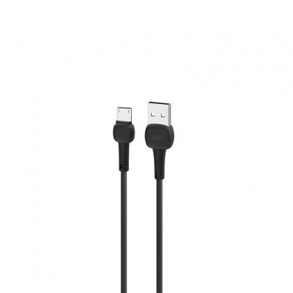 Cablu de date si Incarcare XO-NB132, Micro USB, 2A, 1m, Negru Blister