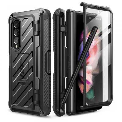 Husa Supcase Unicorn Beetle Pro pentru Pen Samsung Galaxy Z Fold 3 Negru foto