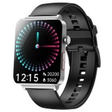 Cumpara ieftin Smartwatch iSEN KS03 PRO Negru Silver, 1.96 Touchscreen Color, Monitorizare Glucoza, HRV, ECG, Functii Sanatate, Bluetooth Call, Compatibil iOS Androi