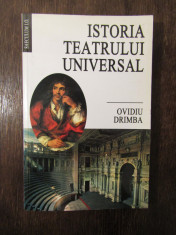 Istoria teatrului universal - Ovidiu Drimba foto