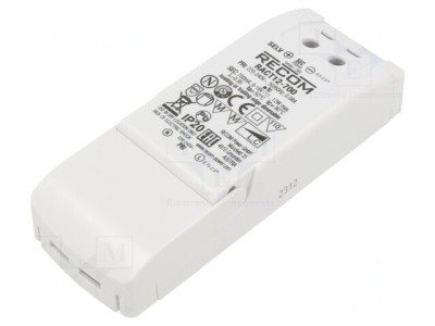 Alimentator LED 12W 9-18VDC 700mA IP20 foto