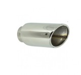 Ornament Toba Oval ALM Premium 18cm, țeavă eșapament, inox, 14.5x10cm, prindere șuruburi, Tuning Auto Exterior