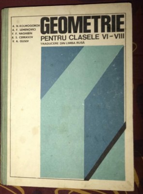 A.N. Kolmogorov - Geometrie pentru clasele 6-8 foto