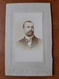 Fotografie tip CDV, barbat 1894