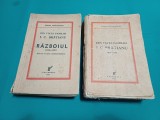 DIN VIAȚA FAMILIEI I.C. BRĂTIANU / SABINA CANTACUZINO / 2 VOL. / 1933, 1937 / 6