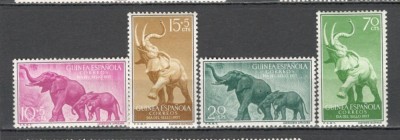 Guineea Spaniola.1957 Ziua marcii postale-Animale GX.57 foto