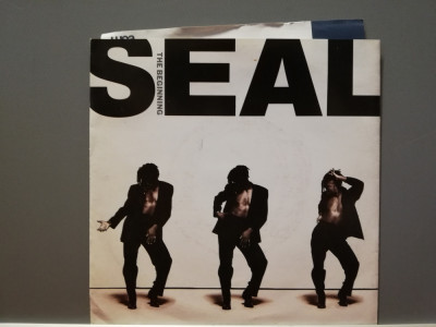 Seal &amp;ndash; The Beginning/Deep Water (1991/ZTT/Germany) - Vinil Single pe &amp;#039;7/NM foto