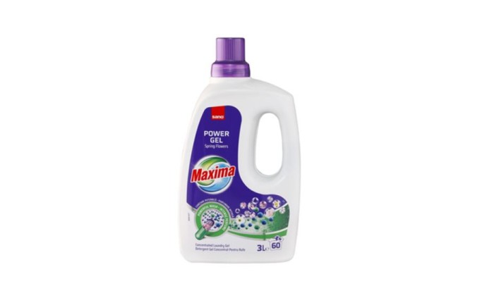SANO Detergent gel concentrat pentru rufe, Flori de Primavara 3 L