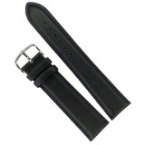 Cumpara ieftin Curea Ceas Time Veranda &ndash; Piele Natural? Premium, Neagra cu Cus?tur? Albastra