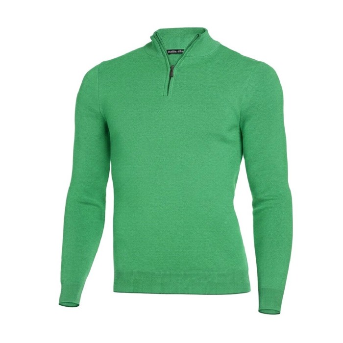 Pulover bărbați slim verde deschis PL017
