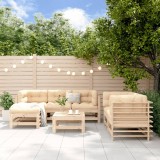vidaXL Set mobilier de grădină, 7 piese, lemn masiv de pin 3186193