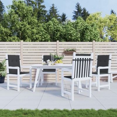 vidaXL Perne cu spătar mic, 4 buc. negru 100x50x3 cm textil oxford 47561 foto