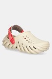 Crocs papuci X - (Echo) Clog culoarea bej, 207937