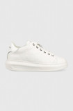 Karl Lagerfeld sneakers din piele KAPRI KC culoarea alb, KL62523F