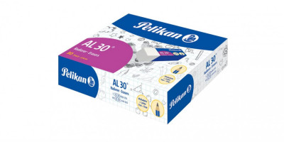 Guma de sters Pelikan AL 30, radiera alba, pentru creioane din grafit, design tehnic si artistic, pachet de 30 - RESIGILAT foto