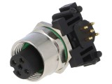 Soclu M12 5-Pin Mamă DeviceNet CANopen THT IP65/IP67
