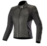 Geaca piele moto dame Alpinestars Vika V2, negru, marime 38