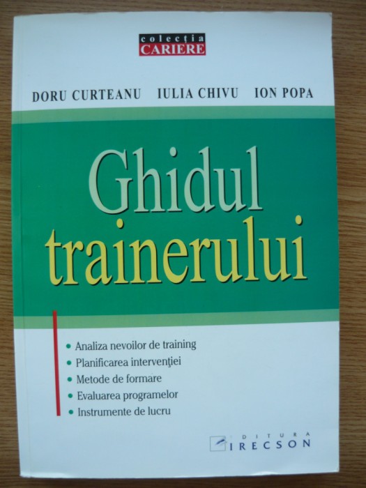 CURTEANU / CHIVU / POPA - GHIDUL TRAINERULUI - 2005