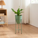 Blumenst&auml;nder Asten 40,5x16 cm Gr&uuml;n [en.casa] HausGarden Leisure