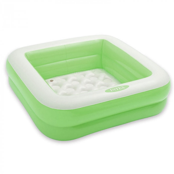 Piscina pentru copii Intex, 85 x 85 x 23 cm, Verde