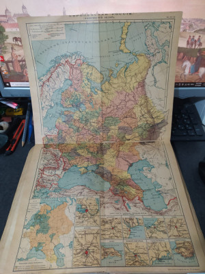 Ucebnii Geograficeskii Atlas, Atlas geografic, E. Iu. Petri, Petrograd 1917, 047 foto