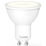 Bec LED inteligent Hama, Wi-Fi, GU10, 5.5W, (40W), 400 lm, lumina alba , clasa energetica G