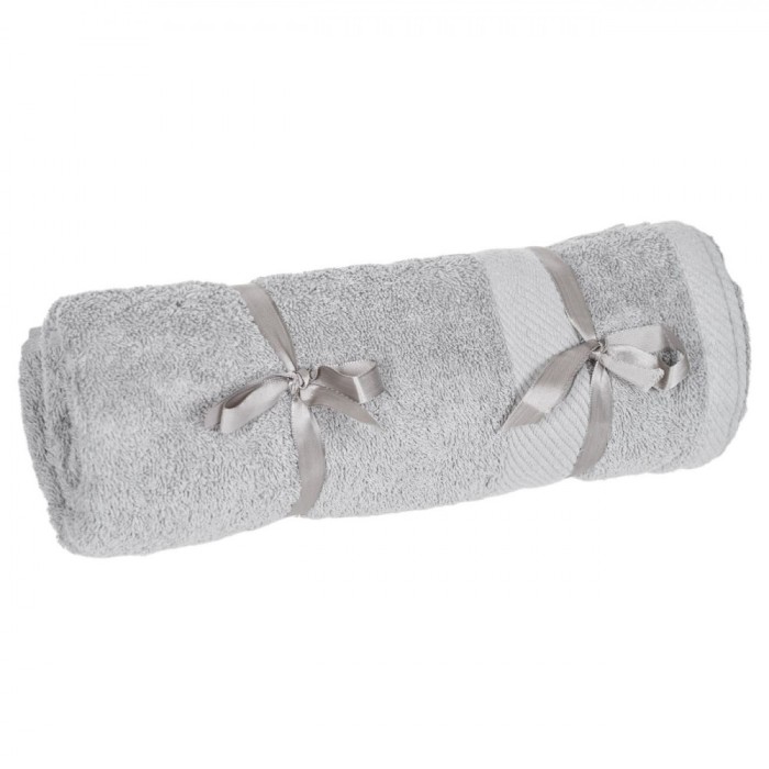 Prosop Baie, Bumbac, Culoare Gri, Dimensiuni 140x70cm, Absorbant