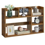 Cumpara ieftin Biblioteca Vasagle, Maro Rustic, LBC815B02, 80 x 20 x 50 cm
